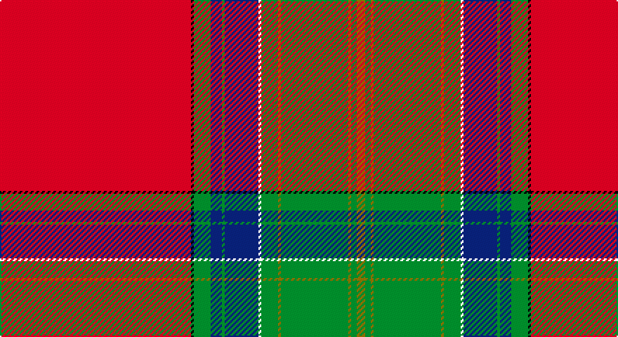 R/136 K2 G12 DB8 G2 DB24 W2 G12 Y2 G48 Y2 G4 Y/6 tartan
