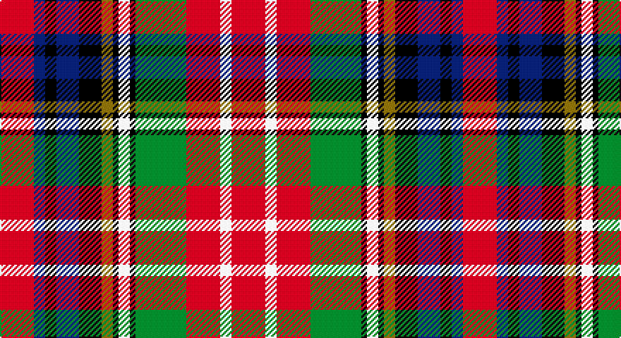 R/24 DB8 K8 DB16 K16 Y8 K4 W8 K4 G36 R24 W8 R/24 tartan