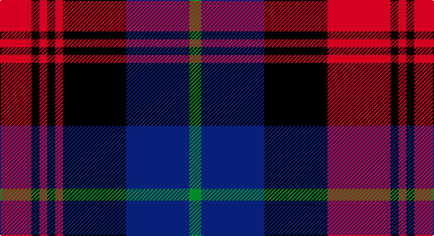 R/32 K8 R8 K8 R8 K64 DB64 G12 DB64 K64 R64 K8 R/8 tartan