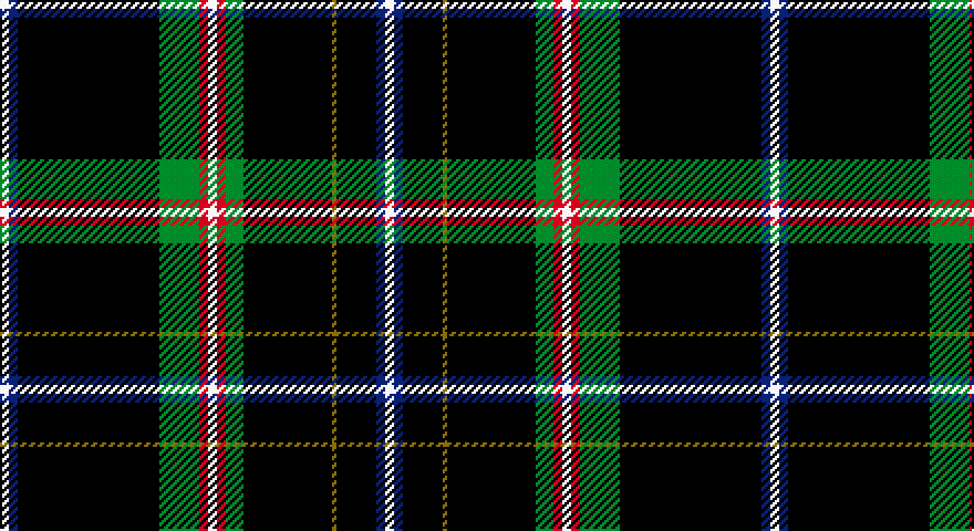 W/4 DB4 K64 G18 R4 W4 R4 G8 K40 Y2 K18 DB4 W/4 tartan