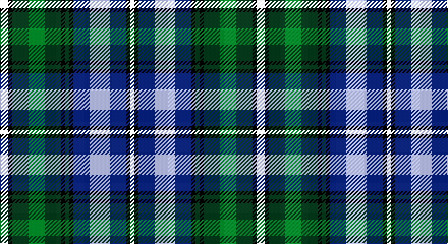 W/8 K4 DG16 G16 DG16 K4 DG4 K4 DB16 LB20 DB16 K4 W/4 tartan