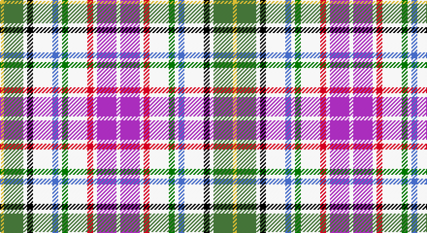 LY/4 Gi20 W4 K6 W20 B6 W4 G6 W20 R6 W4 P20 W/4 tartan