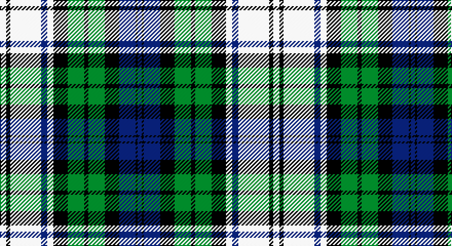 W/6 K4 W30 DB6 W6 K14 G16 K4 G16 K14 DB16 K2 DB/4 tartan