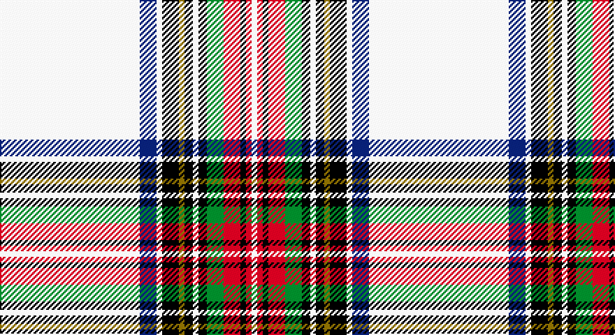 W/100 DB12 W4 K12 Y4 K6 W4 K6 G12 R12 K4 R4 W/4 tartan