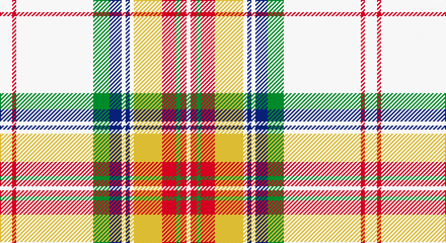 W/12 R4 W76 G16 DB12 W4 DB4 W4 LY28 R14 G4 R6 W/4 tartan