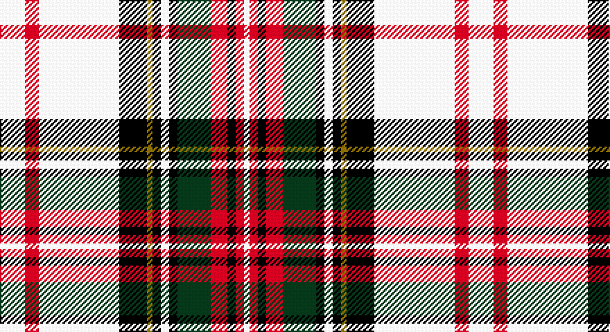W/18 R10 W58 K20 Y4 K6 W6 K6 DG24 R12 K6 R6 W/4 tartan