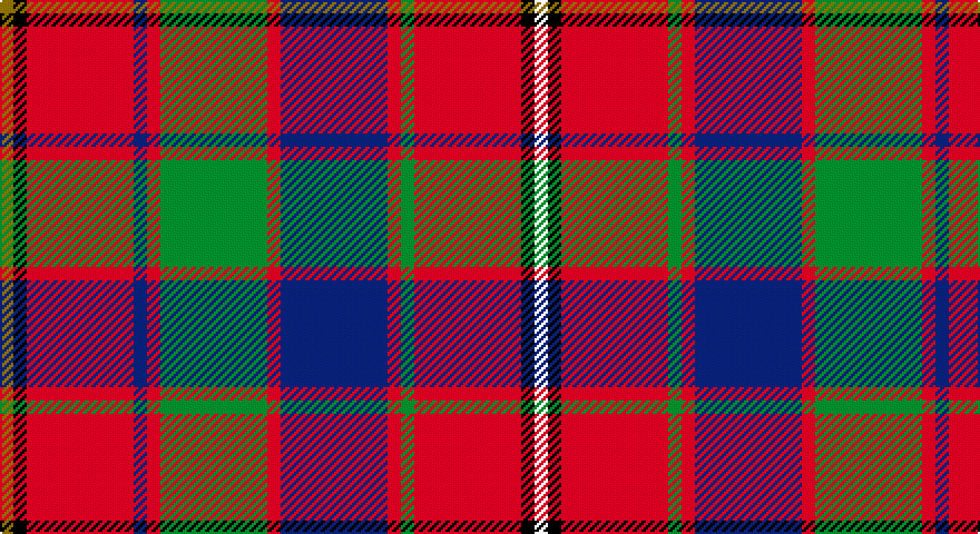 Y/6 K6 R48 DB6 R6 G48 R6 DB48 R6 G6 R48 K6 W/6 tartan