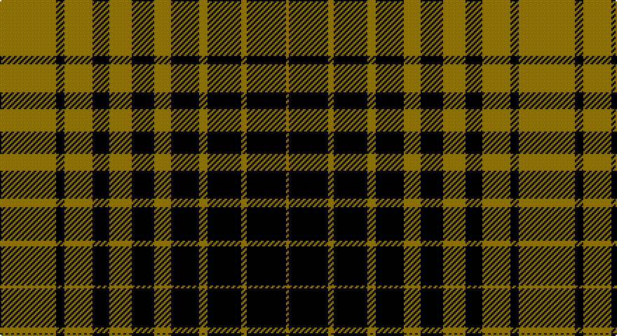 Y/40 K6 Y20 K12 Y16 K16 Y12 K20 Y6 K24 Y4 K28 Y/2 tartan