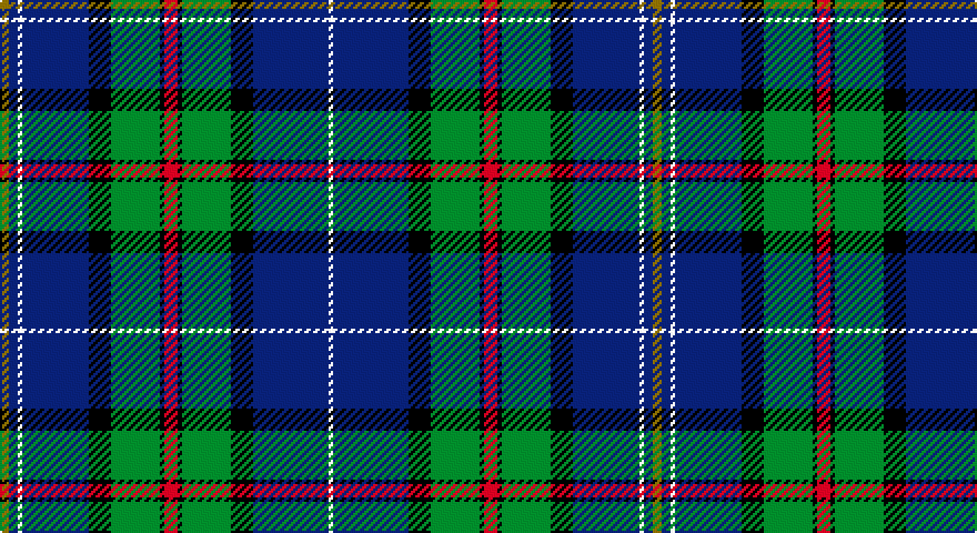 Y/4 DB4 W2 DB30 K10 G22 K2 R6 K2 G22 K10 DB34 W/2 tartan