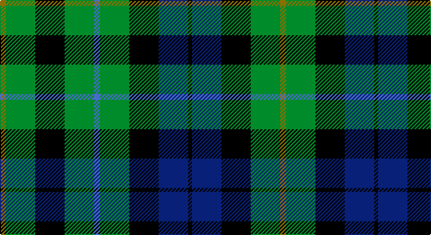 Y/6 G30 K30 G30 B6 G30 K30 DB30 K4 DB30 K30 G30 Y/6 tartan