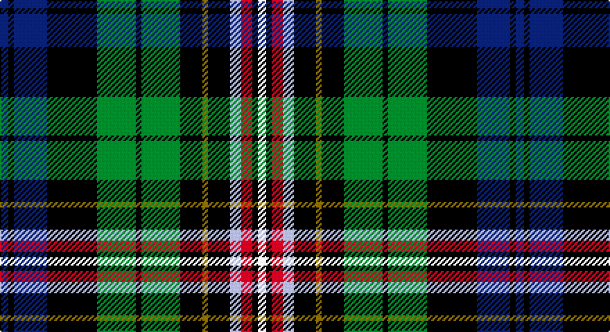 DB/6 K4 DB24 K36 G28 K4 G28 K16 Y4 K16 LB8 R8 K4 W/6 tartan