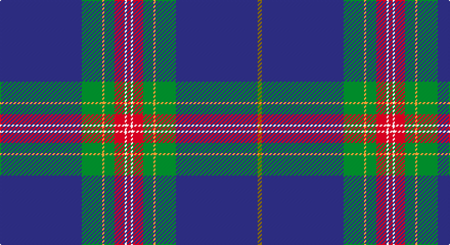 DB/80 G20 LO2 G10 R10 W2 R4 W2 R10 G10 LO2 G20 DB80 Y/4 tartan
