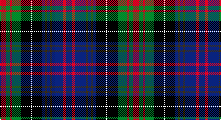 R/12 G8 R4 G18 K20 W2 K20 DB6 DY4 DB6 DY4 DB22 R6 DB/12 tartan