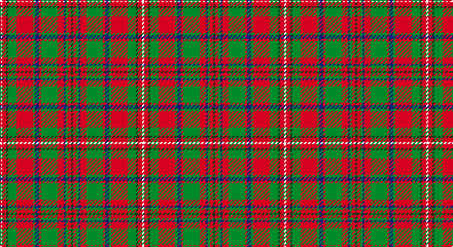 W/2 R4 DG2 G8 R16 G2 DB4 R2 G16 R6 DB2 G2 R3 DG/2 tartan