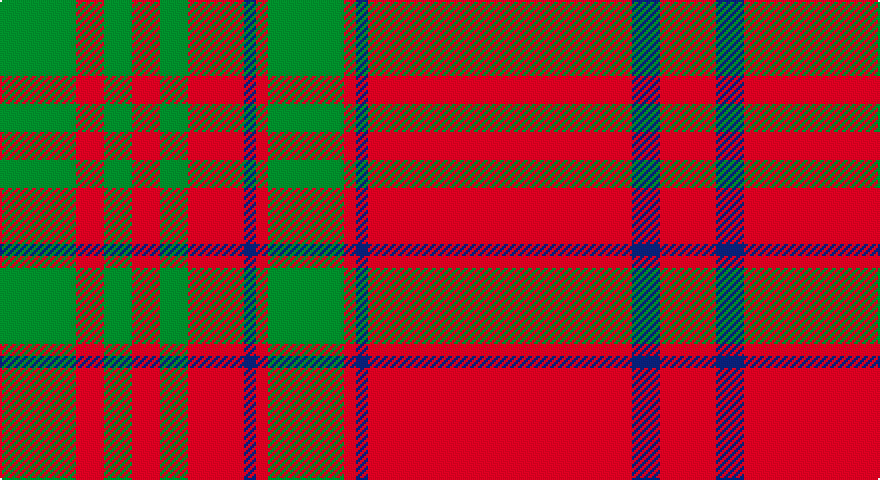 G/38 R14 G14 R14 G14 R28 DB6 R6 G38 R6 DB6 R132 DB14 R/28 tartan