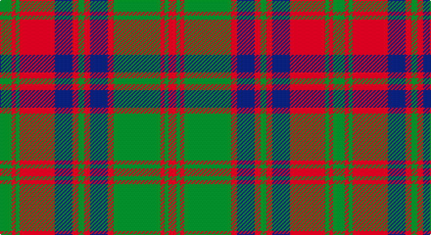 G/12 R4 G4 R36 DB18 R6 G6 R6 DB18 R6 G48 R4 G4 R/8 tartan