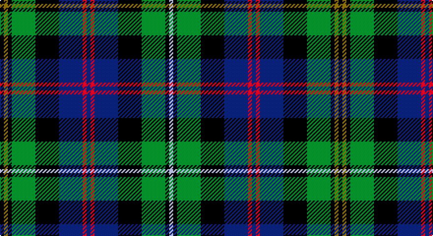 K/4 Y4 K4 G24 K24 DB24 R4 DB4 R4 DB24 K24 G24 K4 LB/4 tartan