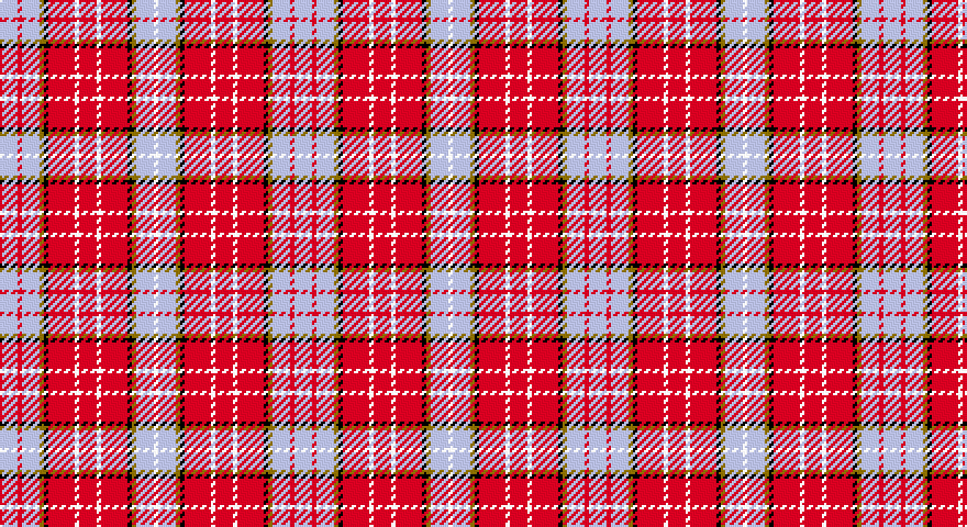 LB/8 R2 LB8 Y2 K2 R12 W2 R8 W2 R12 K2 Y2 LB8 W/2 tartan
