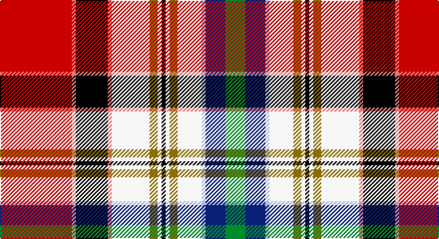 R/72 Ri4 K32 Ri4 W38 Y8 W4 K4 W4 Y8 W24 LB4 DB20 G/20 tartan