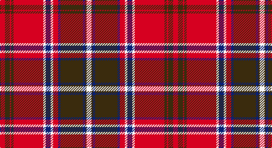R/8 DY8 R2 DY4 R48 W4 DB8 W4 R8 DB4 DY36 DB4 DY2 W/8 tartan