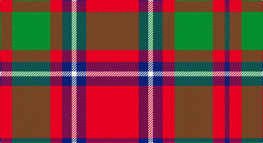 R/20 G64 R20 DB16 W8 DB16 R88 DB16 W8 DB16 R20 G64 R20 DB/8 tartan