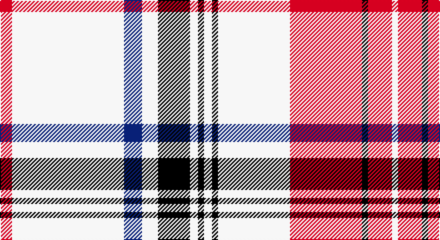 R/12 W112 DB18 W16 K32 W8 K6 W8 K6 W72 R72 K6 R24 W/6 tartan