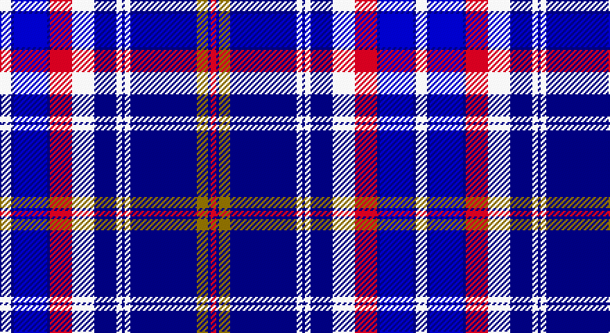 W/8 DB2 B24 DB2 R16 W16 DB16 W4 DB2 W4 DB48 Y8 DB2 R/4 tartan