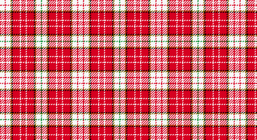 W/8 R2 W8 Y2 K2 R12 W2 R8 W2 R12 K2 Y2 W8 G/2 tartan