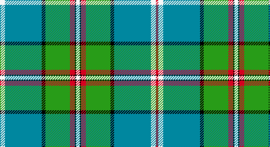 W/8 T60 K6 G40 R8 K2 W6 K2 R8 G40 K6 T60 W8 R/4 tartan