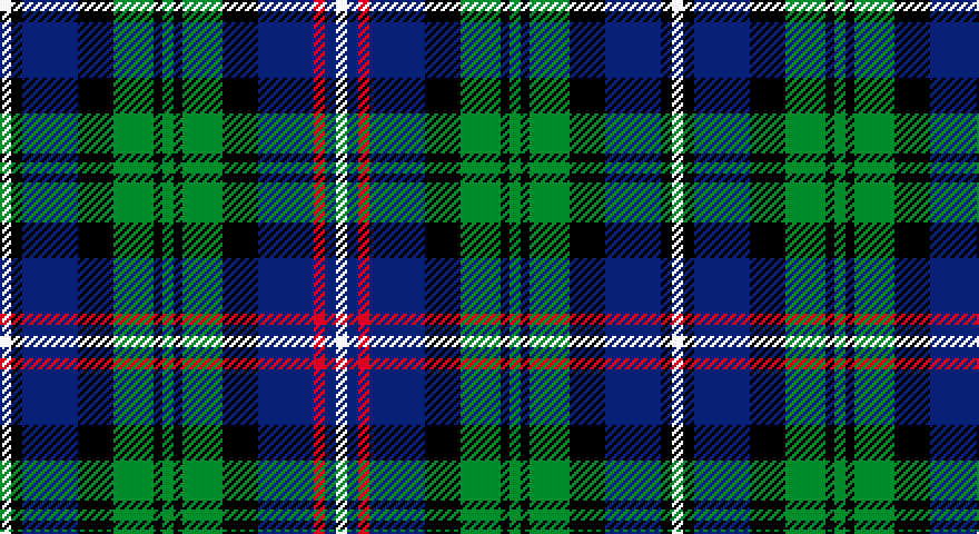 W/5 K5 DB25 K16 G18 K4 G5 K4 G18 K16 DB25 R5 DB5 W/5 tartan