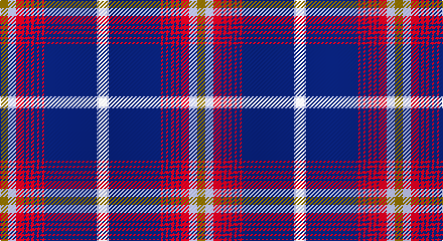 Y/8 LB8 R8 DB2 R3 DB2 R3 DB3 R2 DB3 R2 DB52 LB2 W/8 tartan
