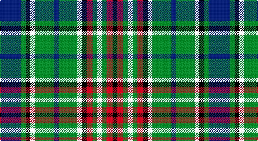 DB/36 G8 K8 W8 G32 DB8 G32 W8 K8 R10 G8 W8 G8 R10 K/8 tartan