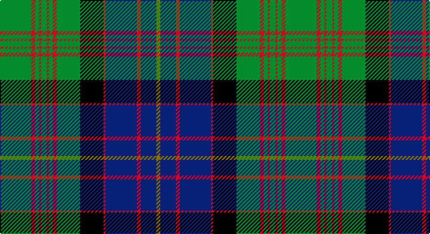 G/32 R4 G4 R2 G6 R2 G4 R4 G24 K24 R2 DB32 R4 DB16 Y/4 tartan
