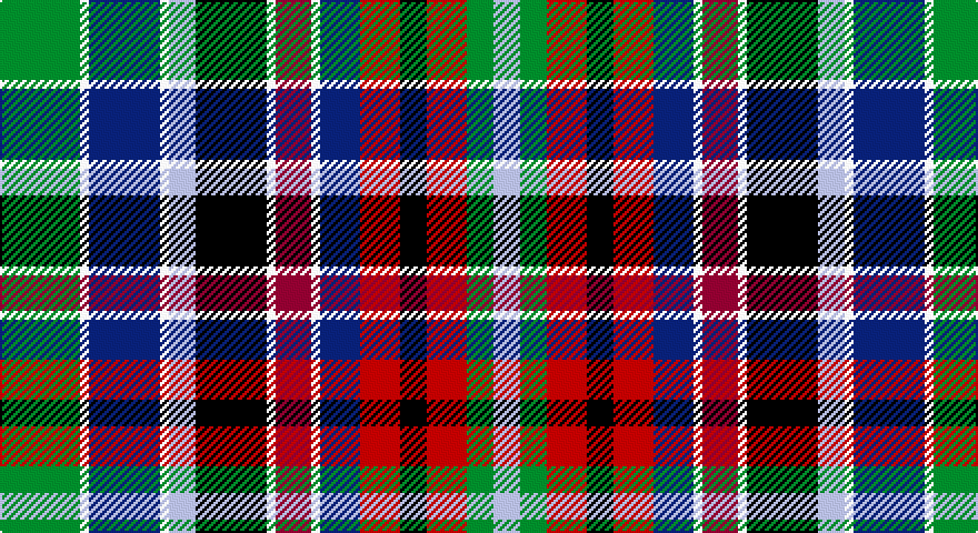 G/36 W4 DB32 W4 LB12 K32 W4 R16 W4 DB18 Ri18 K12 Ri18 G12 LB/12 tartan