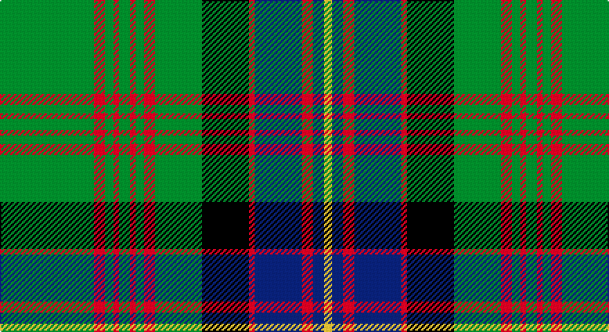 G/68 R8 G6 R4 G8 R4 G6 R8 G34 K34 R4 DB34 R8 DB8 LY/6 tartan