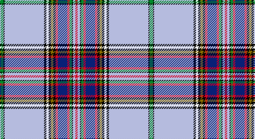 G/6 K2 LB68 K4 W4 K4 Y4 K4 R4 DB16 R4 G4 K2 LB4 R/4 tartan