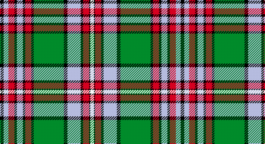 K/6 LB8 R10 K4 LB10 K4 R10 K4 G50 K6 LB22 K4 R10 K2 W/6 tartan