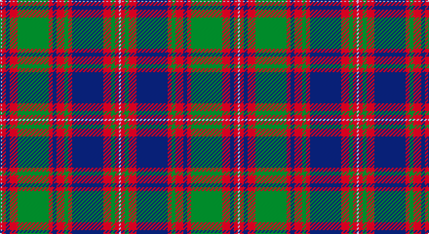 LB/2 R4 DB4 R8 G32 R4 DB4 R8 G4 R4 DB32 R8 G4 R4 LB/2 tartan
