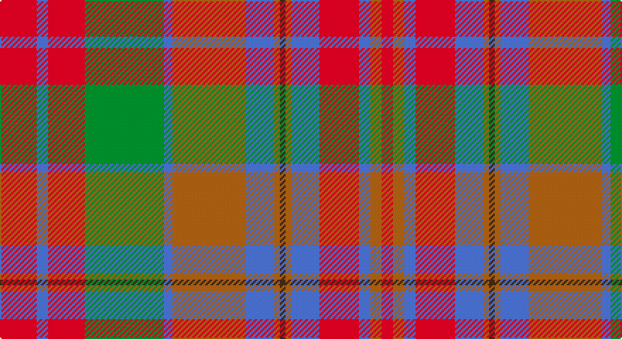 R/26 B8 R26 G56 B6 O52 B20 O4 DO4 O4 B20 R28 B8 O8 R/8 tartan
