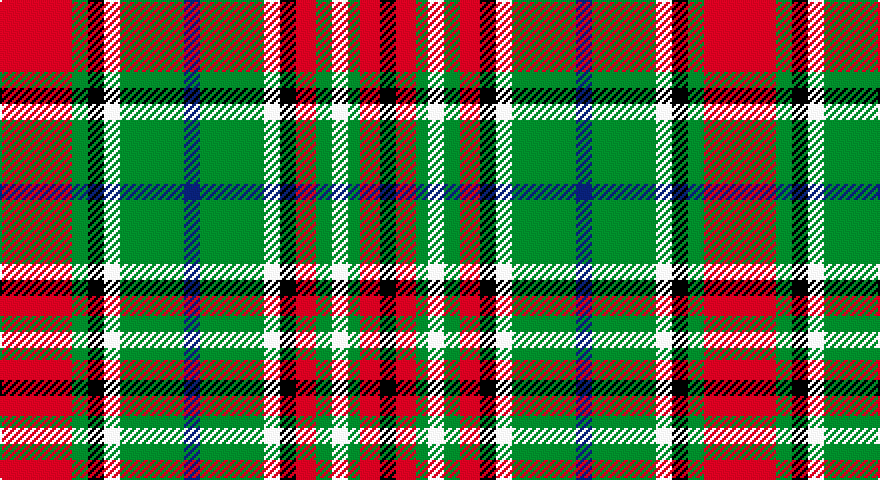 R/36 G8 K8 W8 G32 DB8 G32 W8 K8 R10 G8 W8 G6 R10 K/8 tartan