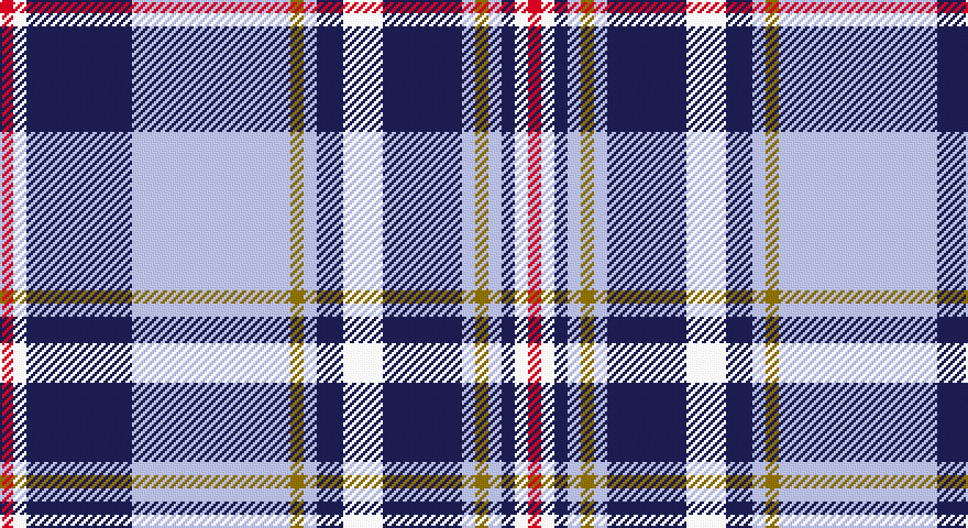 R/6 W6 DB48 LB72 Y6 LB6 DB12 W18 DB36 LB6 Y6 LB6 DB6 W6 R/6 tartan