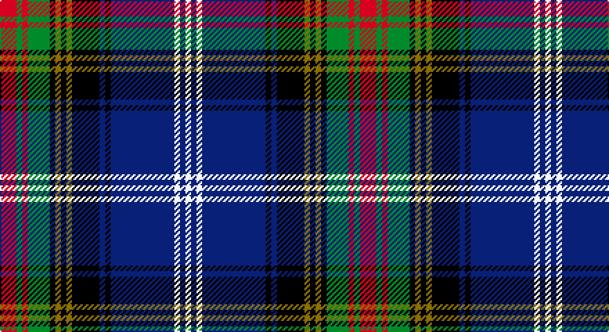 R/12 G4 R4 G16 K4 Y4 K4 Y4 K20 DB4 K4 DB46 W4 DB4 W/4 tartan