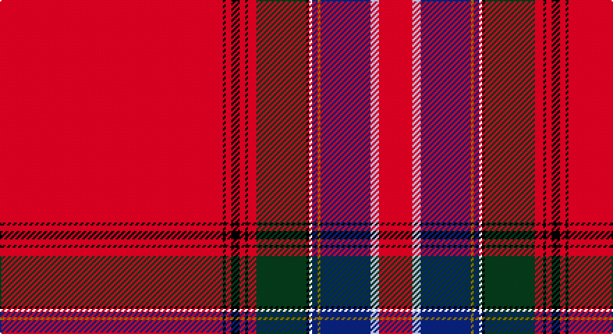 R/160 K2 R4 K6 R4 K2 R6 DG36 K2 W2 DB4 Y2 DB36 LB6 R/24 tartan