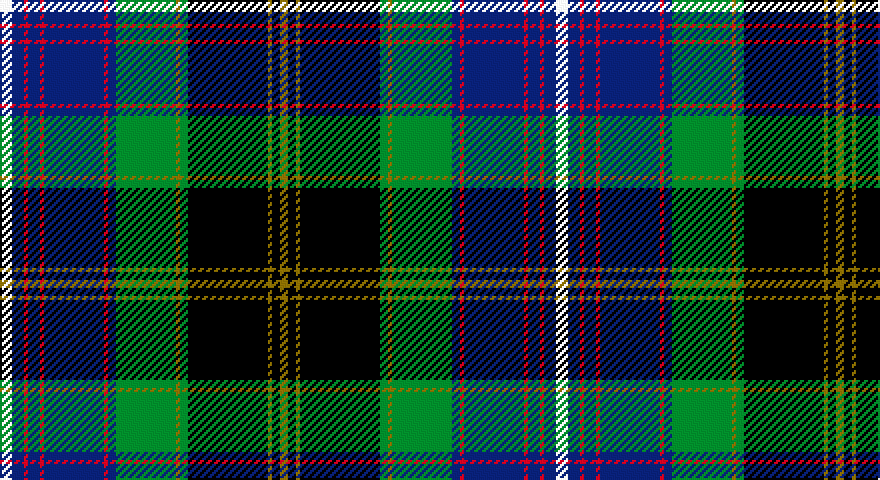 W/6 DB6 R2 DB6 R2 DB30 R2 DB4 G30 Y2 G4 K40 Y2 K4 Y/4 tartan