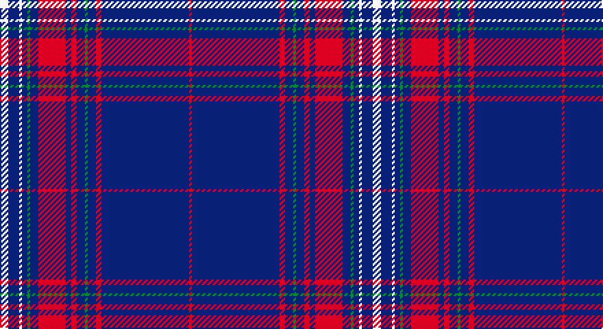 W/6 DB8 W2 DB4 G2 DB6 R20 DB4 R4 DB6 G2 DB6 R4 DB64 R/2 tartan