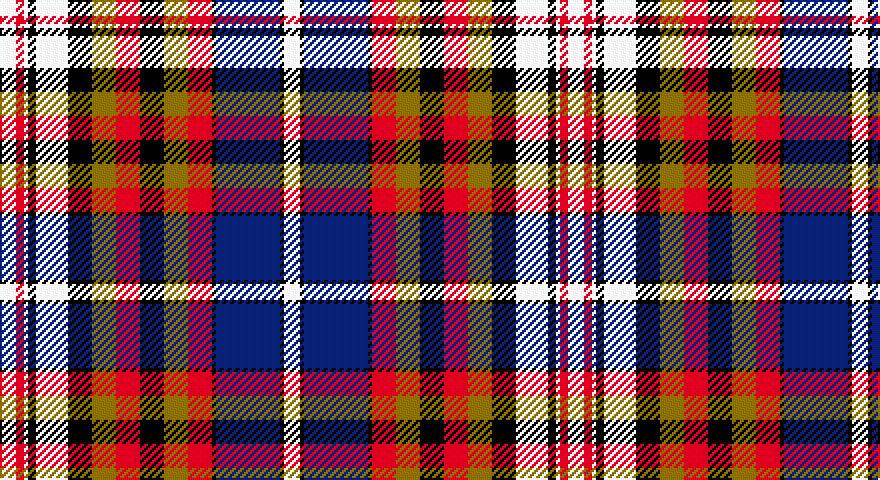 W/8 R4 W2 K4 W16 K12 Y12 R12 K12 Y12 R12 K2 DB32 K2 W/8 tartan