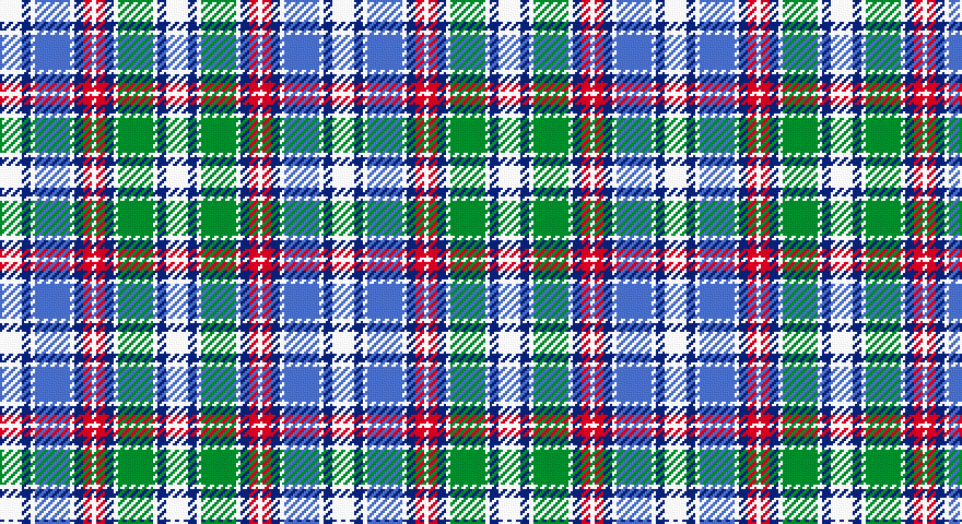 W/10 DB4 W2 B16 W2 DB4 R4 W2 R4 DB4 W2 G16 W2 DB4 W/10 tartan