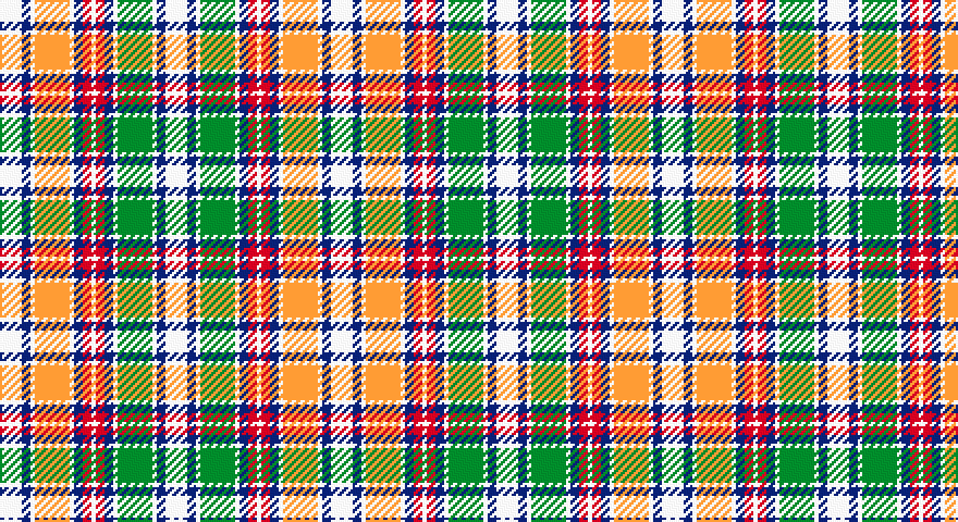 W/10 DB4 W2 LO16 W2 DB4 R4 W2 R4 DB4 W2 G16 W2 DB4 W/10 tartan