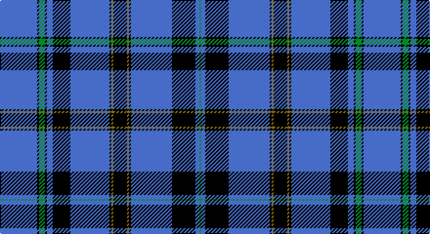 B/38 K2 G6 K2 B6 K18 B40 K2 Y2 K14 Y2 K2 B42 K24 B4 G/2 tartan