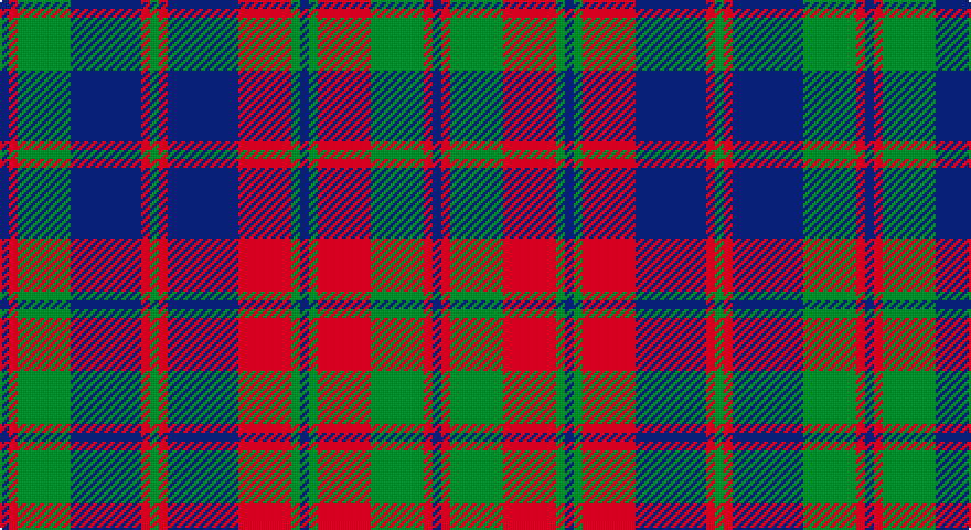 DB/4 R4 G24 DB32 R4 G4 R4 DB32 R24 G4 DB4 G4 R24 G24 R4 DB/4 tartan